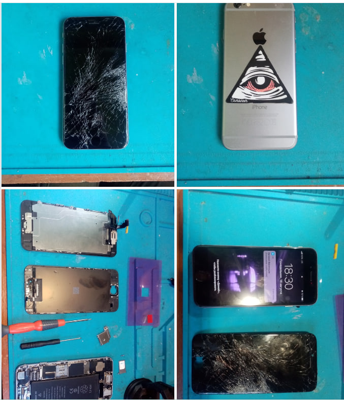 📱 Ремонт iPhone: До и После 